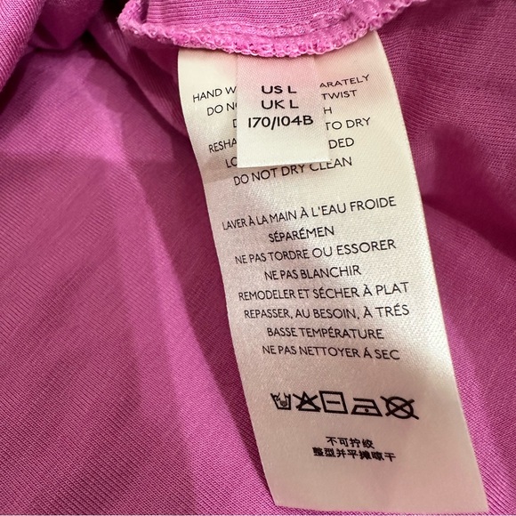 Free People Tea Time Top Plumeria Open Back Floral Lace Balloon Sleeves Size L - Picture 13 of 15